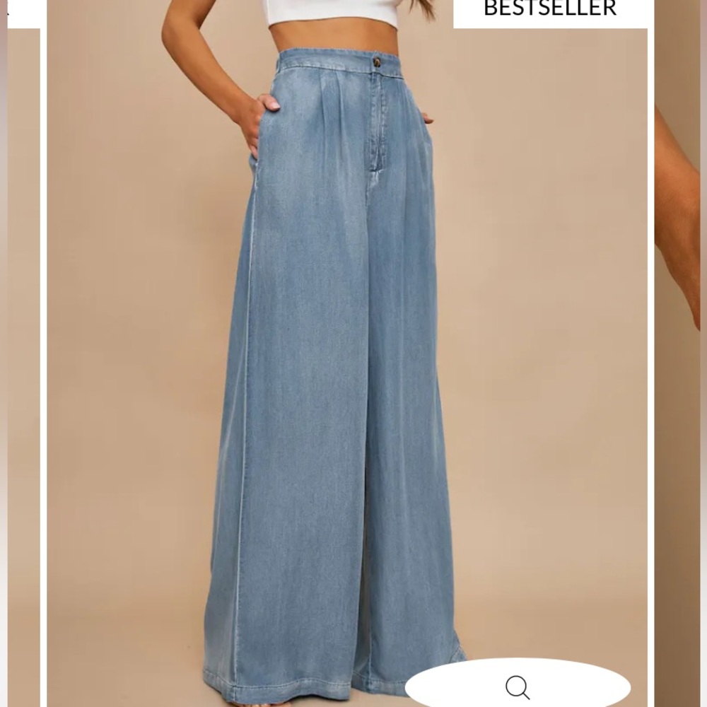 NWT Size L Tercel Pocket High Waisted Pants